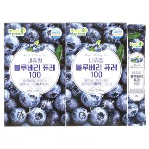 헬스프랜드 내츄럴 블루베리 퓨레 15포 2박스(총 30포) 1포당 40알 미국산 100%