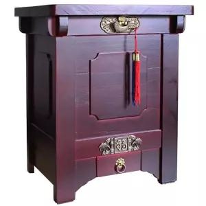 쌀통 오동나무 원목뒤주 20KG 쌀보관함 쌀독 쌀보관통