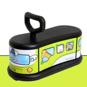 2살 유아동 선물 저소음 자동차 넘어짐방지 5륜 그린 행복이 붕붕카 어린이 유치원