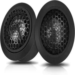 TANVSO 1인치 차량용 트위터 300W 피크 오디오용 실크 돔 스피커 크로스오버 서피스/플러시 마운트 선명한