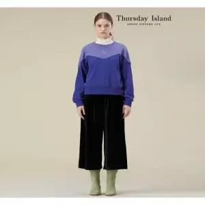 [써스데이아일랜드][Thursday Island] 벨벳 핀턱 팬츠(T236MPT133W)