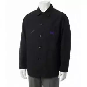 니들스 MUST IT_ 26SS DN Coverall Reversed Sateen BLACK SX168 DN 커버올 자켓 리버스 사틴