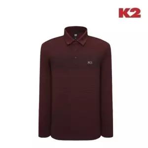 K2 케이투 KMU25285 남성 티셔츠 등산 가을 간절기 일상복 긴팔 카라 선염 폴로 LE1222327365