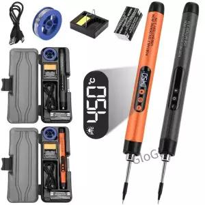 C200S USB 무선 전기 납땜 인두 교체 가능 팁 Type-C 5V 8W 고속 충전 휴대용 수리 용접 도구