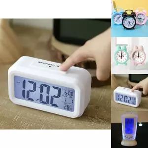 무소음 탁상시계 디지털 알람시계/시계/탁상/알람/탁상용/타이머/미니/인테리어/소형/책상/건전지/전자/
