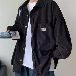 루즈핏 남성 코듀로이 셔츠 오버핏 남성 골덴 남방 빅사이즈 데일리
