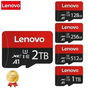 레노버 2TB 고속 V30 A2 4K SD 카드 512GB 메모리 마이크로 TF 어댑터 스마트폰/태블릿/PC 겸용