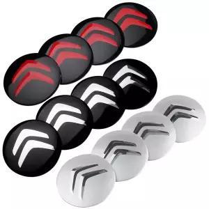 자동차휠캡 시트로엥 C3 C4 피카소 C4L C-엘리제 DS DS3 DS4 베를링고용 자동차 스타일링 4PCS 56/60mm 타
