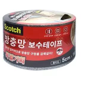 3M 방충망 보수테이프 롤타입 5cm x u-WBFA6BC 1m6155 모기장
