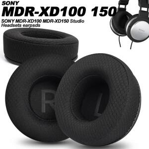 소니호환 MDR-XD100 XD150 교체용 이어폰 패드 천 메모리 커버 스폰지 소프트 프로틴
