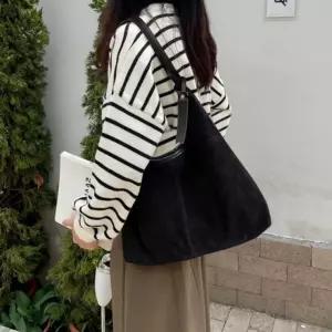 인조가죽 스웨이드 클래식 빈티지 호보백 숄더백 가방