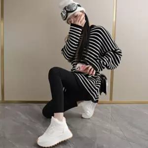 하이탑 키높이 털안감 스니커즈 겨울 운동화 여성