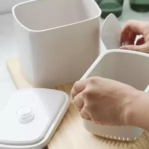 ECOCO 물빠짐 미니 압축 음식물 쓰레기통 2리터 음식물쓰레기통 오륜산업 FD9192F