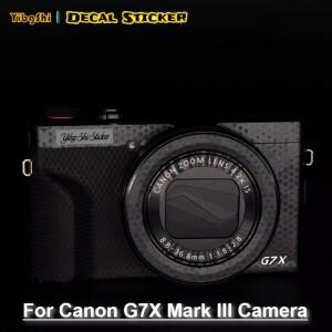 Canon G7X3 카메라 스티커 코트 랩 커버 필름 또는 MARK III PowerShot X Mark 스킨 프로텍터