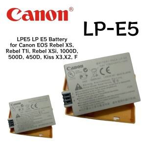 캐논 호환 LP-E5 LP E5 배터리 EOS Rebel XS T1i 1000D 500D Kiss X3 X2 F 호환)
