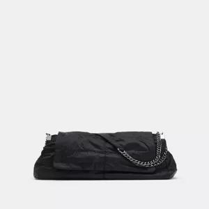 ZARA 락 플랩 숄더백 - 블랙 6463/810/800