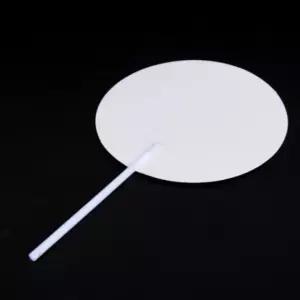 원 화이트 여름 부채꾸미기 부채 손부채 만들기 투명부채 만들기 DIY 여름만들기