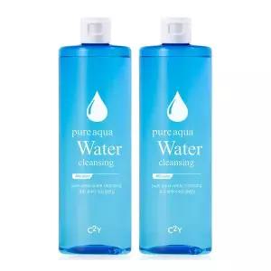 C2Y 퓨어 아쿠아 클렌징워터 대용량 500ml 2개