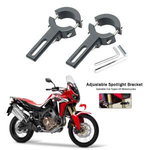 바이크 오토바이 LED 헤드라이트 스포트라이트 클램프 브래킷 튜브 마운트, 혼다 CRF1100L 아프리카 트윈 C