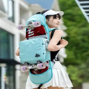 롱보드 백팩 방수 휴대용 배낭 스케이트보드 수납 가방 대학생 보드백 낚시백팩