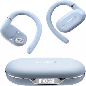 TOZO 오픈웨어 이어 이어버드 실시간 AI 번역 145개 이상 언어 지원 60시간 Audifonos 영어-스페인어