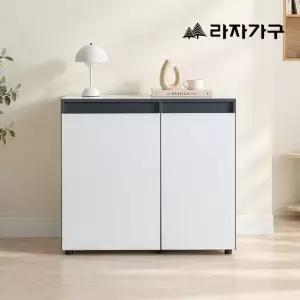 라자가구 하벤 속깊은 다용도 주방 밥솥 수납장 도어형 홈바 홈카페 그릇장