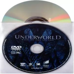 보호용 펠트가 포함된 타리폴드 더블 미디어 슬리브 100개 세트 CD DVD 또는 블루레이 2장 수납 가능