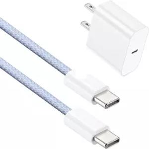 넥스 플레이그라운드용 충전기 태블릿 코드 USB C 충전 케이블 20W 벽 어댑터 레노버 탭 M10 Plus M9 M8