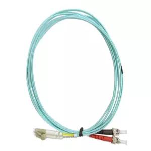 모노프라이스 OM4 광섬유 케이블 - 2미터 LC/UPC-ST/UPC 멀티 모드 듀플렉스 50/125 마이크론 타입 2.0mm