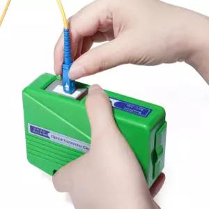 KOMSHINE 광섬유 커넥터 카세트 클리너 KCC-550 500회 이상 세척 가능 1.25mm/2.5mm SC FC ST MU LC 수컷