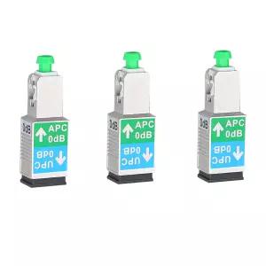 Duogalia 3 팩 SC/APC 여성용 SC/UPC 단일 모드 광섬유 어댑터 SM 9/125 하이브리드 광 컨버터 커넥터