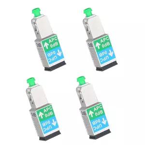 Duogalia 4 팩 SC/APC 여성용 SC/UPC 단일 모드 광섬유 어댑터 SM 9/125 하이브리드 광 컨버터 커넥터