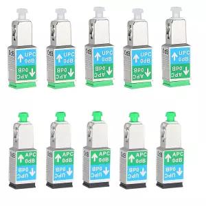 Duogalia 5PC SC/UPC 수컷-SC/APC 암컷 및 광섬유 어댑터 싱글모드 9/125 하이브리드 광 컨버터 커넥터
