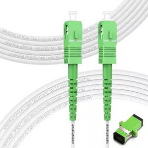 FLYPROFiber 10m/33ft SC/APC to 광섬유 인터넷 케이블 OS2 아머드 싱글 모드 - 심플렉스 길이 옵션 1m-30m
