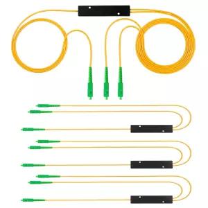 1~2 분배 채널 50 비율의 GPON FTTH CATV 시스템용 4PCS 광섬유 케이블 스플리터 배선 커플러 (SC-APC 1~2)