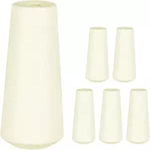 HOMSFOU 우드 코드 태슬 6개 세트 블라인드 풀 노브 창문 엔드 커튼 1.37 X 0.59 0.59인치 천장 선풍기 홈