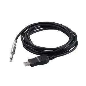 USB A타입 to 모노 6.5mm 오디오 변환 케이블 3M 디지털 신호 아날로그 장비 출력 엠프 믹서 스피커