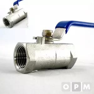 배관용볼밸브스테인리스25A내부나사형 스텐볼밸브 볼밸브잠금장치 BALLVALVE 배관벨브