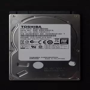 도시바 호환 500GB 2.5인치 SATA 노트북 하드 드라이브 5400rpm 8MB 캐시 MQ01ABD050 기계식