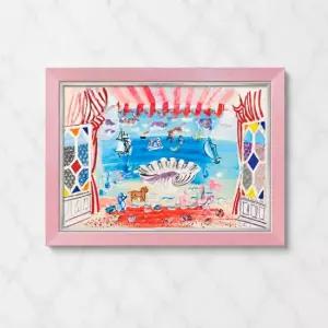 하비스 라울뒤피 팜비치해변의 장식 프리미엄 그림 슬림 액자 RD-FR-03 25호
