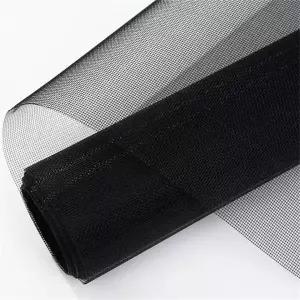 ECYC Ltd 블랙 메쉬 창문 스크린 교체용 및 도어 수리를 위한 원단 롤 네팅 주택 파티오 마당 또는 DIY