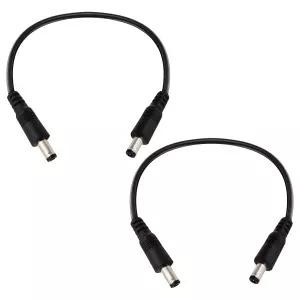 DC 5.5x2.1mm 12V 수-수 케이블 18AWG 연장 1피트 보안 카메라 LED 스트립 라우터 프린터용 커넥터 5521