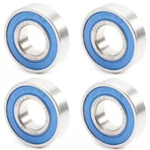 S6900RS 베어링 10x22x6mm 440C 스테인리스 스틸 볼 ABEC-3 고무 밀봉 4개 세트