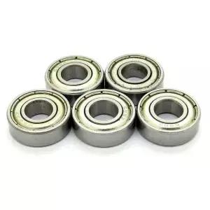 Newzoll 8x19x6mm 698ZZ 미니 딥 그루브 볼 베어링 모델 5개 세트 698Z 619/8 1080098 스케이트보드
