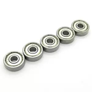 뉴졸 5x16x5 mm 스케이트보드 베어링 10개 미니어처 딥 그루브 볼 625ZZ 625Z 80025