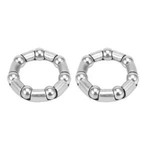 자동차용 X 2개 37.6mm x 7 볼 베어링 케이지 크랭크 휠 리테이너 자전거