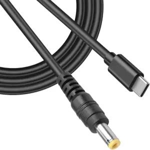 20V 보안 카메라 전원 연장 케이블 USB C to 5.5x2.1mm CCTV 스타링크 미니 LED 조명 팬 테이블 램프