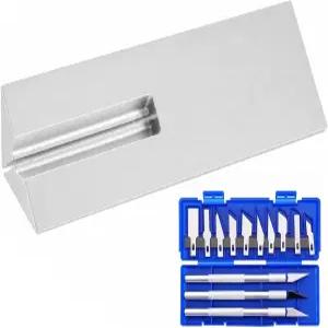 알루미늄 엣지 트리밍 도구 벽지 비닐 랩용 90도 절단 가이드 공예 필름 종이 및 DIY 프로젝트용 직선