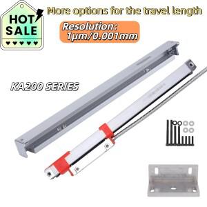 리니어 엔코더KA200 1um 16*16mm Slim DRO Linear Scale 50 80 110 320mm 0.001mm TTL Thin Optical Encode