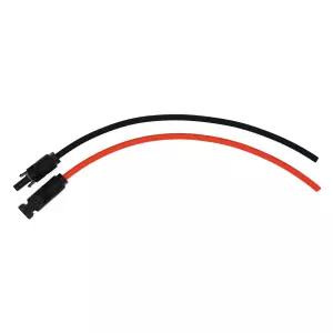 RIOCAN 10AWG 6mm2 1FT 태양광 연장 케이블 커넥터부터 노출 전선까지 패널부터 충전 컨트롤러 발전기 RV